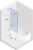 Шторка на ванну Riho Scandic Mistral M107 90 GX0105201 L профиль Хром стекло прозрачное