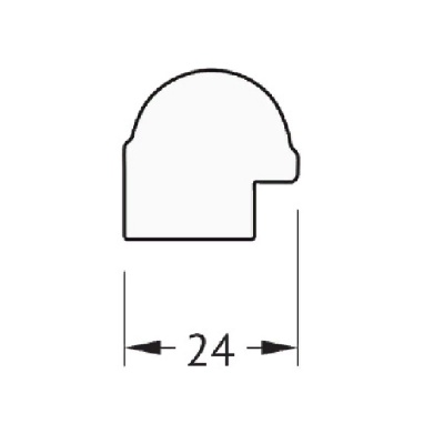 Зеркало Evoform Definite 87х67 Серебряный бамбук