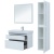 Комплект мебели для ванной Aquanet Nova Lite 90 243235 подвесной Белый