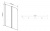 Шторка на ванну Vincea VSB-12114CL 140x140 профиль Хром стекло прозрачное