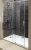Душевая дверь Jacob Delafon Contra 140 E22C140-GA профиль Хром стекло прозрачное