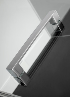 Дверь для душевого уголка Radaway Euphoria KDJ 90x200 профиль хром, стекло прозрачное, петли слева