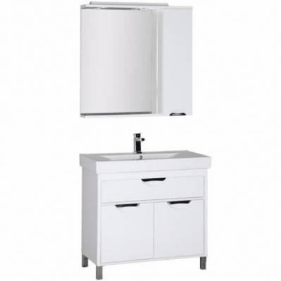 Комплект мебели для ванной Aquanet Гретта 75 209976 Белый