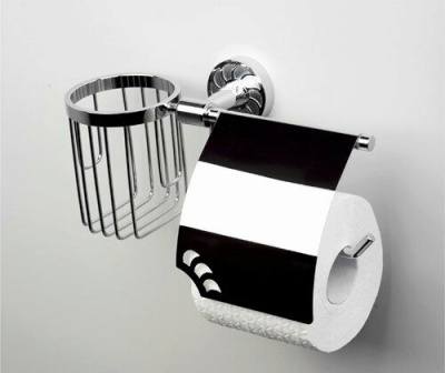 Держатель туалетной бумаги и освежителя воздуха WasserKRAFT Isen K-4059 Хром
