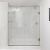 Душевая дверь в нишу Bronze de Luxe SEM-11P 80 Прозрачное стекло, петли бронза классические