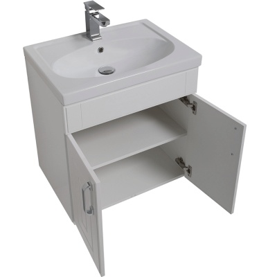 Комплект мебели для ванной Aquanet Рондо 60 195705 подвесной Белый