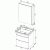 Комплект мебели для ванной Aquanet Эвора 60 184547 подвесной Белый