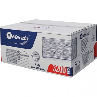 Бумажные полотенца Merida V-Top PZ15 Белые