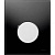 Кнопка смыва Tece Loop Urinal Glass 9242656 для писсуара Черная Хром глянцевый
