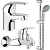 Комплект смесителей Grohe Euroeco 124428 Хром