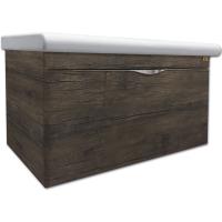 Тумба под раковину Alcora Nature 60 48572 подвесная Старое дерево