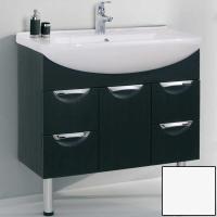 Тумба с раковиной SanVit Лайм Lux 90 klaimn090 в цвете Ral Белый глянец