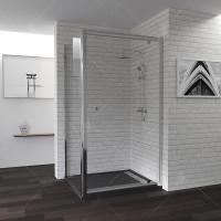 Душевой уголок RGW Passage PA-43 70x100 профиль Хром стекло прозрачное