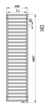 Полотенцесушитель Zehnder Subway Inox SUBEI-180-060/ID Нержавеющая сталь Полотенцесушитель Zehnder Subway Inox SUBEI-180-060/ID Нержавеющая сталь
