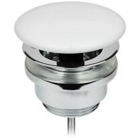 Донный клапан AeT A038101 Хром Белый матовый Click-Clack