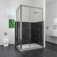 Душевой уголок RGW Classik CL-42 80x100 профиль Хром стекло прозрачное