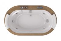 Акриловая ванна Jacuzzi Opalia 190x110 wood 9F43-498A Тик