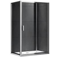 Душевой уголок Gemy S30191F-A90 160х90 профиль Хром стекло прозрачное
