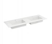 Bellagio Раковина 176 с двумя чашами 50216 Bianco opaco