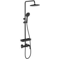 Душевая система Orans OLS-WX7003 Черная матовая