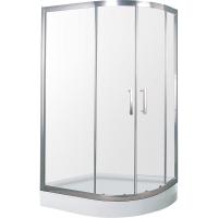 Душевой уголок Timo 120x80 L BY-549L профиль Хром стекло прозрачное