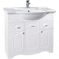 Тумба c раковиной Bellezza Кантри 85 Белая