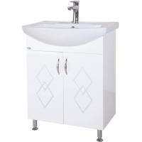 Тумба c раковиной Bellezza Элеганс 50 Белая