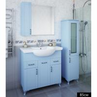 Тумба с раковиной Sanflor Глория 85 С000005711 Голубая