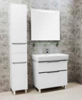 Тумба под раковину Акватон Дакота 80 1A202901DAAY0 белая/выбеленное дерево