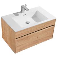 Тумба под раковину Vincea Chiara VMC-1C800YO подвесная Y.Oak
