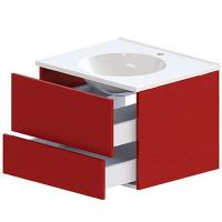 Тумба под раковину Astra Form Лофт 60 2 ящика Soft Touch цветная