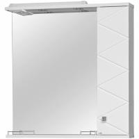 Зеркало со шкафом Cerutti SPA Кристалл 80 6590 с подсветкой Белое