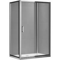 Душевой уголок Gemy Victoria S30191CM-A90M 150х90 профиль Хром стекло матовое