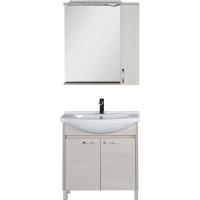 Комплект мебели для ванной Aquanet Донна 80 169044 Белый дуб