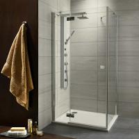 Душевой уголок Radaway Almatea KDJ 90x80 L профиль Хром стекло прозрачное