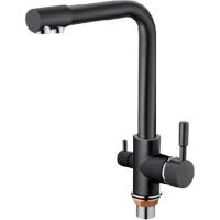 Смеситель для кухни Zerix LR4055B-3 ZX0661 Черный матовый