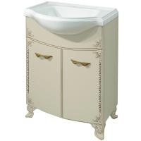 Тумба под раковину Какса-А Классик-Д 65 004237 Бежевая Золото