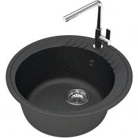 Кухонная мойка Zett Lab Модель 6 51,5x51,5 T006Q004 Черная