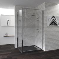 Душевой уголок RGW Passage PA-44 100x80 профиль Хром стекло прозрачное