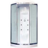 Душевая кабина Royal Bath НК 90x90 RB90HK7-WC-CH с гидромассажем стекло матовое задние стенки Белые