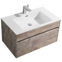 Тумба под раковину Vincea Chiara VMC-1C800NW подвесная N.Wood
