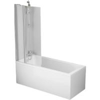Комплект акриловой ванны со шторкой и душевой системой AM.PM Gem 170x70 W90ASET-170D3W5 без гидромассажа
