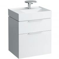 Тумба под раковину Laufen Kartell 60 2 ящика подвесная R Белый лак