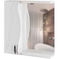 Зеркало со шкафом Mixline Лима 65 L 533268 с подсветкой Белое