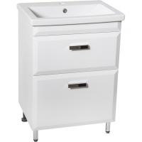 Тумба под раковину Style Line Лотос 60 Люкс Plus СС-00000374 Белая