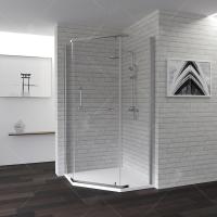 Душевой уголок RGW Passage PA-81 90x90 профиль Хром стекло прозрачное