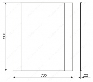 Зеркало Comforty Флоренция 70 3127386 Белый глянец Зеркало Comforty Флоренция 70 3127386 Белый глянец