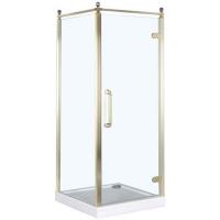 Душевой уголок Aquanet Beta Cube Classic NBB1221-1 100x100 R 184917 профиль Золото стекло Прозрачное
