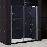 Душевая дверь в нишу RGW Hotel HO-07 130 профиль Хром стекло прозрачное