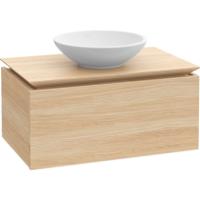 Тумба под раковину Villeroy&Boch Legato 80x38 подвесная Вяз импрессо
